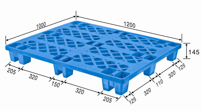 1#網格九腳卡板